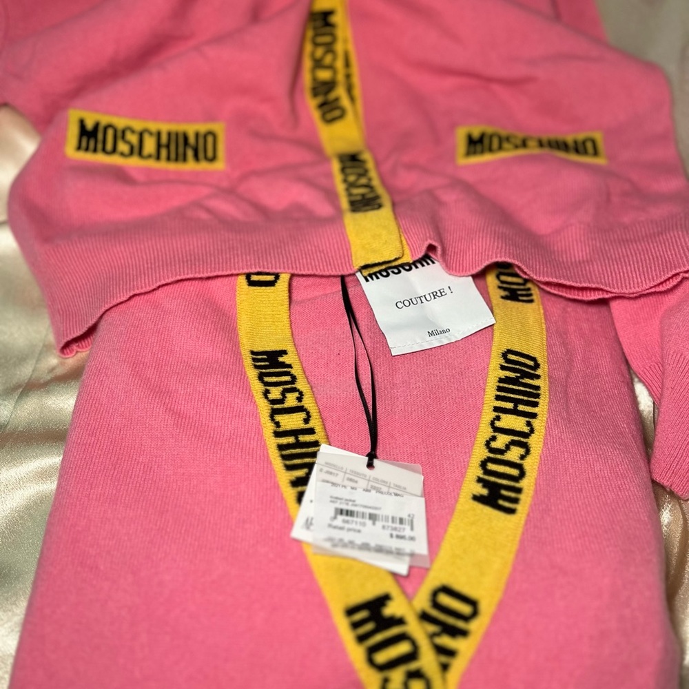 MOSCHIINO COUTURE LOGO CARDIGAN